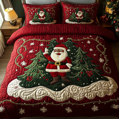 Christmas 3-Piece Quilted Bedding Set NCU0VT270