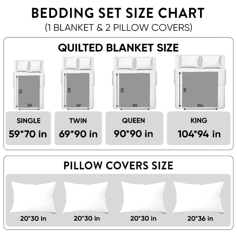 Gnome 3-Piece Quilted Bedding Set NCU0VT281